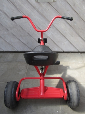 Kettler Dreirad Sitz Lenker verstellbar rot Halterung für Schiebestange Bild 3