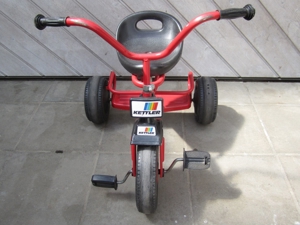 Kettler Dreirad Sitz Lenker verstellbar rot Halterung für Schiebestange Bild 5