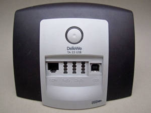 DeTeWe TA33 USB Terminaladapter ISDN Analog mit Standfuß Bild 2