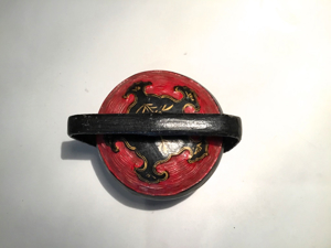 Hübsches Chinesisches Schmuckkoerbchen, geflochten, Holz,lackiert Bild 5