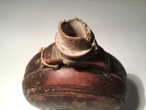 Antike Hirtenflasche, Holzflasche 19. Jahrhdt. Bild 3