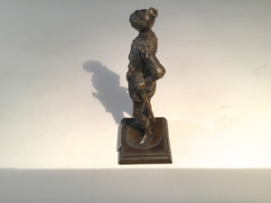 Bronzefigur König Arthur 19. Jh. Antik, Rarität Bild 4