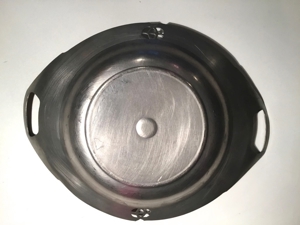 Zinnschale ART-DECO, Antik, oval Bild 3