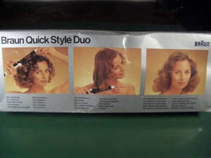 Vintage Braun Quick Style Duo LS 40 unbenutzt Lockenstab Lockenbürste Bild 6