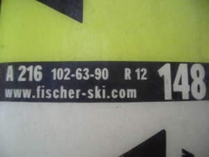 FISCHER Race Air Carbon 148 cm Carver mit Salomon C710 Bindung Bild 4