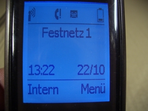 Vtech Sinus 205 Chocolate Editon mit Anrufbeantworter und großen Zahlen im Display. Bild 5