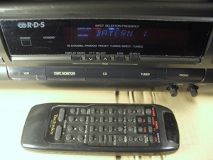 Technics SA-EX100 AV Control Stereo Receiver mit RDS und Fernbedienung, 2x 100 Watt. Bild 6