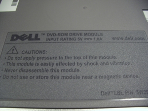 Dell D-Bay PD01S mit DVD Rom drive module. USB Bild 2