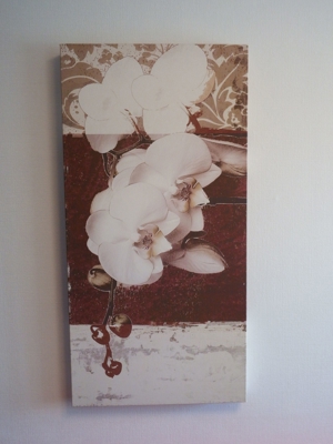 Leinwand Leinwanddruck Orchidee Bild auf Leinwand im Holzrahmen Bild 2