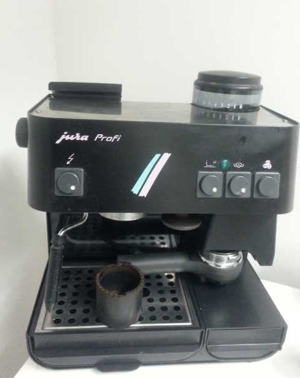 JURA Profi A110 Espresso Siebträger Maschine mit Aufschäumer + Mahlwerk integr. + Topp Zstd Bild 7