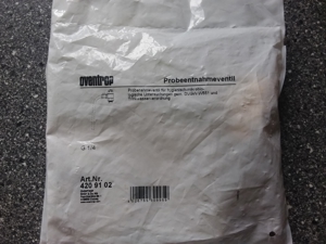 Oventrop Probeentnahmeventil unbenutzt in Original Verpackung Bild 2