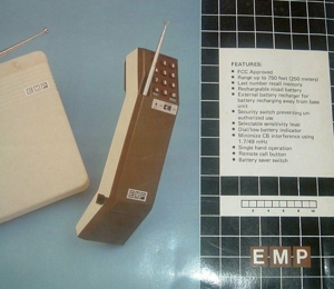 Funktelefon, Cordless Extension 4003 EMP, eines der ersten Schnurlosen Telefone Bild 5