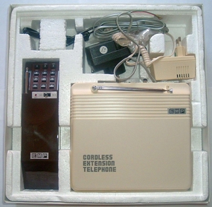 Funktelefon, Cordless Extension 4003 EMP, eines der ersten Schnurlosen Telefone Bild 7