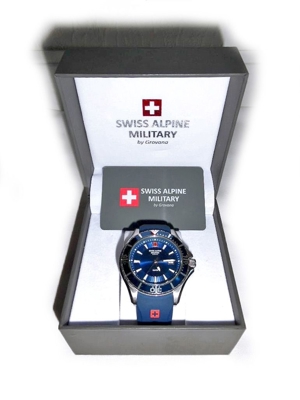 Große Armbanduhr von Swiss Alpine Military Bild 4