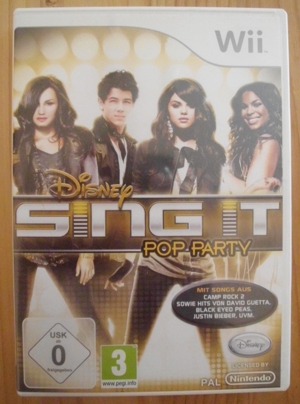 WII Spiel " SINGIT POP PARTY " Bild 1