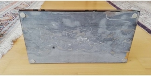 Alte Schreibtischgarnitur aus schwarzem Marmor - neu Bild 5