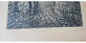 Original-Radierung Madonna Bild 3