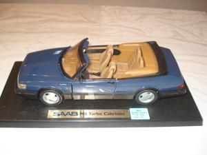 Anson Modellauto Saab 900 Turbo Cabriolet 1:18, neuwertig OVP Bild 5