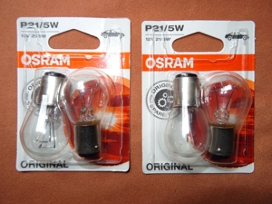 Glühbirne, Osram, P21/5W, 12V