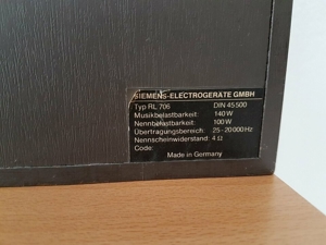 Lautsprecherboxen Siemens RL 706 Bild 6