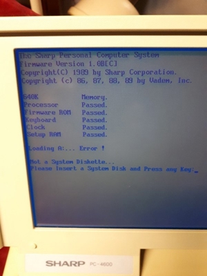 toller Vintage PC von Sharp Bild 9