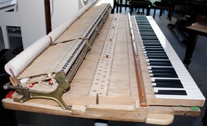 Flügel Klavier Steinway & Sons D-274, schwarz poliert, vollständig restauriert Bild 16