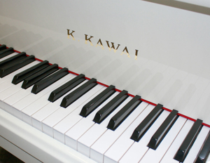 Klavier Flügel Kawai KF-1, 164 cm, weiss poliert, generalüberholt, alles neu Bild 3