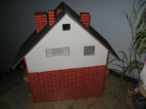 Puppenhaus-Puppenstube eingerichtet, zum Spielen bereit Bild 4