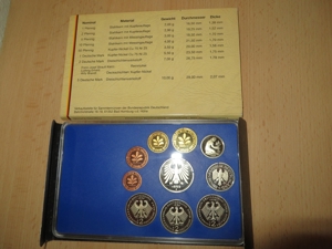 Bundesrepublik Deutschland Kursmünzensatz, Umlaufmünzenserie 1998, OVP Bild 8