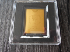 Tokelau 2 Dollar Gold Münze 2022 / Barren Jesus Christi Bild 3