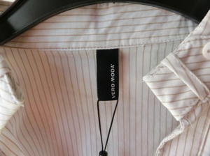 Ungetragene neuwertige Bluse von Vero Moda Größe M (Beige Stripes) noch mit Preisschild Bild 8