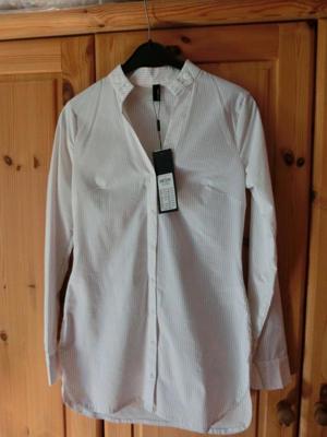 Ungetragene neuwertige Bluse von Vero Moda Größe M (Beige Stripes) noch mit Preisschild Bild 1