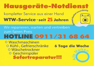 Elektrogerätereparaturen WTW-Service