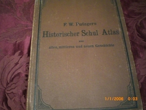 Historischer Schul-Atlas Bild 1