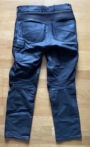 Büse Motorradhose Leder schwarz, Cargo Bild 3