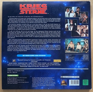 STAR WARS Krieg der Sterne THX PAL CAV Widescreen Laserdisc Edition Bild 2
