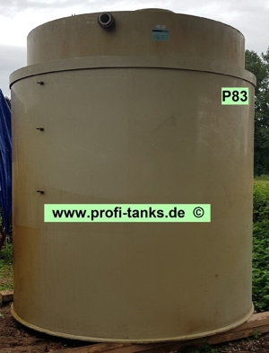 P83 gebrauchter 12.000L Polypropylen-Tank Lagerbehälter Wassertank Futtermitteltank Rapsöltank Bild 3