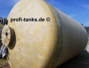 P213 gebrauchter 30.000L Polyestertank GFK Speidel-Tank Flachboden Lagertank Wassertank Futtermittel Bild 4
