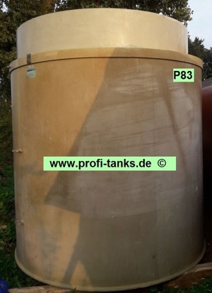 P83 gebrauchter 12.000L Polypropylen-Tank Lagerbehälter Wassertank Futtermitteltank Rapsöltank Bild 2