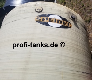 P213 gebrauchter 30.000L Polyestertank GFK Speidel-Tank Flachboden Lagertank Wassertank Futtermittel Bild 7