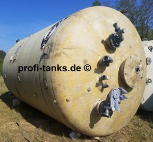 P213 gebrauchter 30.000L Polyestertank GFK Speidel-Tank Flachboden Lagertank Wassertank Futtermittel Bild 3
