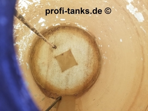 P213 gebrauchter 30.000L Polyestertank GFK Speidel-Tank Flachboden Lagertank Wassertank Futtermittel Bild 5