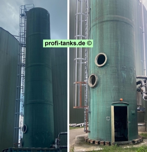 P311 gebrauchter 110.000 L GFUP-Tank Biogas mit Chemieschutzschicht inkl. Leiter Bild 7