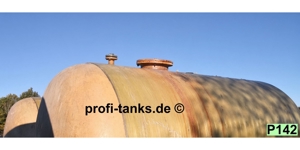 P142 gebrauchter 20.000 L Polyestertank GFK Wassertank Regenauffangtank Flüssigfutter Rapsöl Molke Bild 2