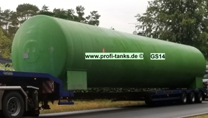 S14 gebrauchter 100.000 L doppelwandiger Stahltank Heizöltank Löschwassertank Zisterne DIN6616 2 Bild 1