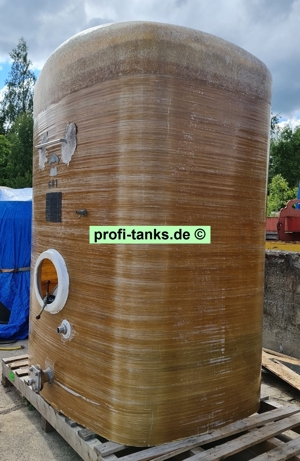P78 gebrauchter 7000 L Polyestertank GFK-Tank Staffelstein Wassertank Rapsöltank Flüssigfuttertank Bild 2