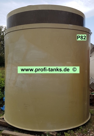 P82 gebrauchter 12.000L Polypropylen-Tank Lagerbehälter Wassertank Futtermitteltank Rapsöltank Bild 1
