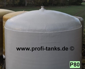 P80 gebrauchter 3000L Polyestertank GFK-Tank Wassertank Futtermitteltank Molketank Regenauffangtank Bild 5