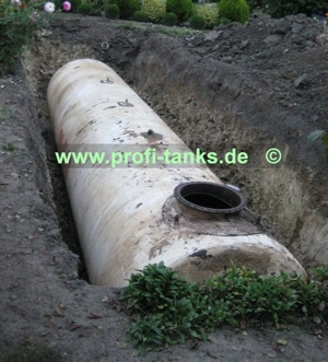 S16 gebrauchter 30000L Erdtank Stahltank Löschwasserbehälter Zisterne unterirdisch Regenauffangtank Bild 3