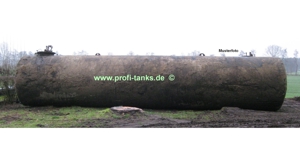 S16 gebrauchter 30000L Erdtank Stahltank Löschwasserbehälter Zisterne unterirdisch Regenauffangtank Bild 2